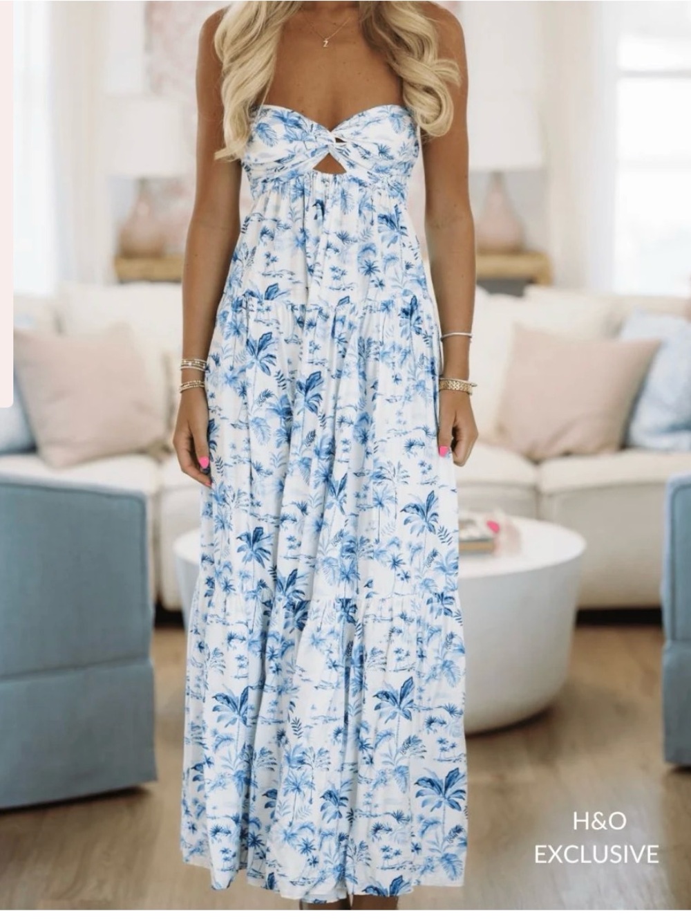 Strapless Maxi Dress
